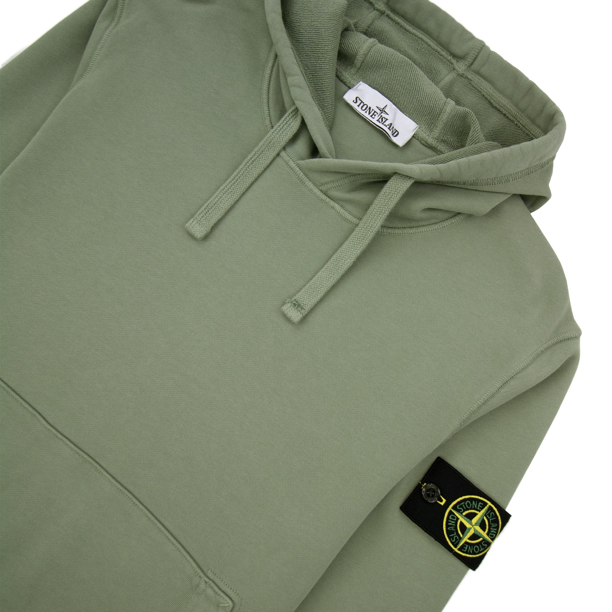 Stone Island 64151 Hooded Sweatshirt Khaki V0055