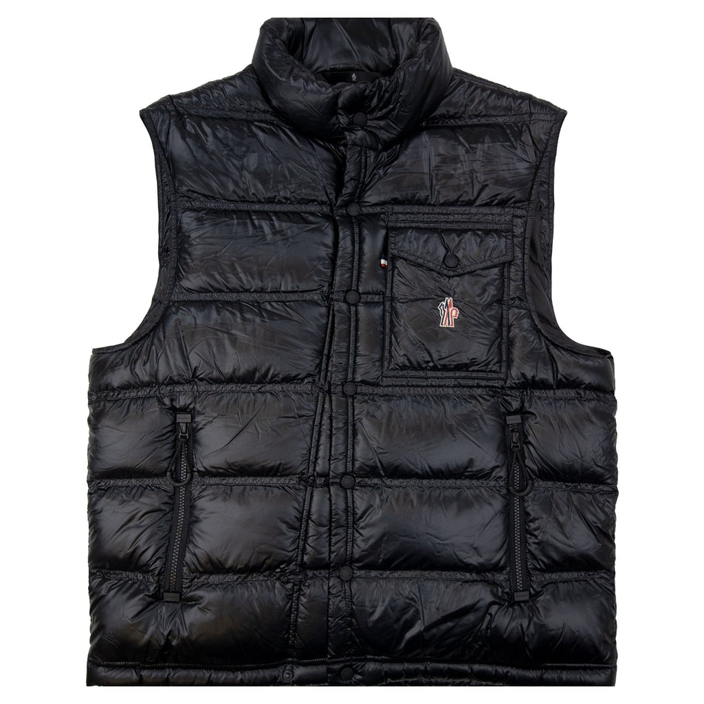 Moncler Nantu Grenoble Gilet Black 999