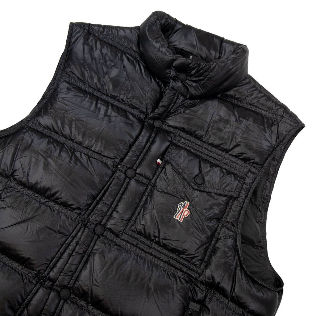 Moncler Nantu Grenoble Gilet Black 999