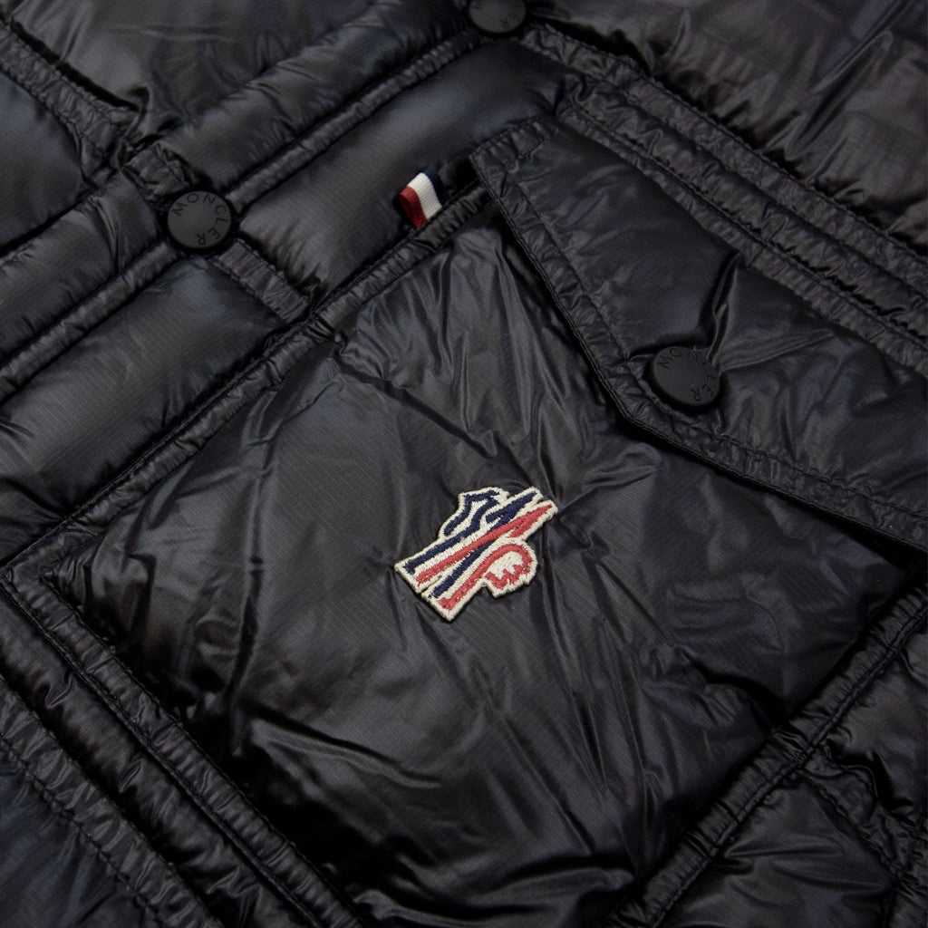 Moncler Nantu Grenoble Gilet Black 999