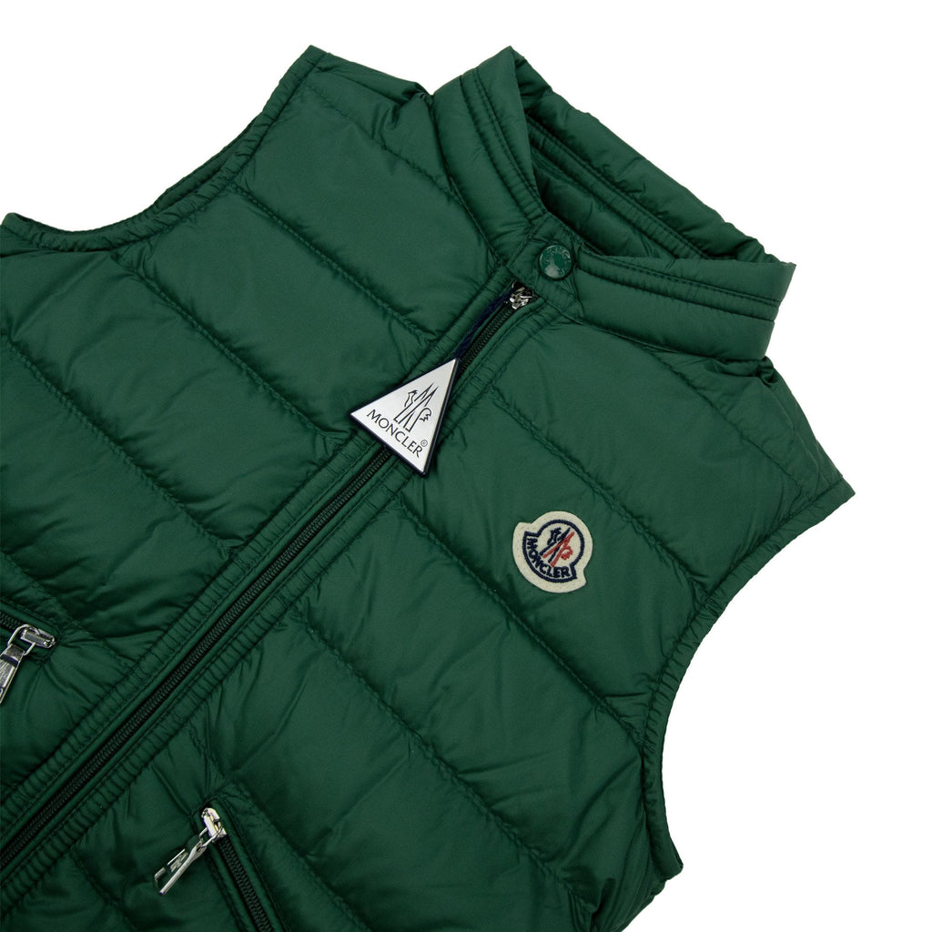 Moncler Junior Gui Down Gilet Emerald Green 84l