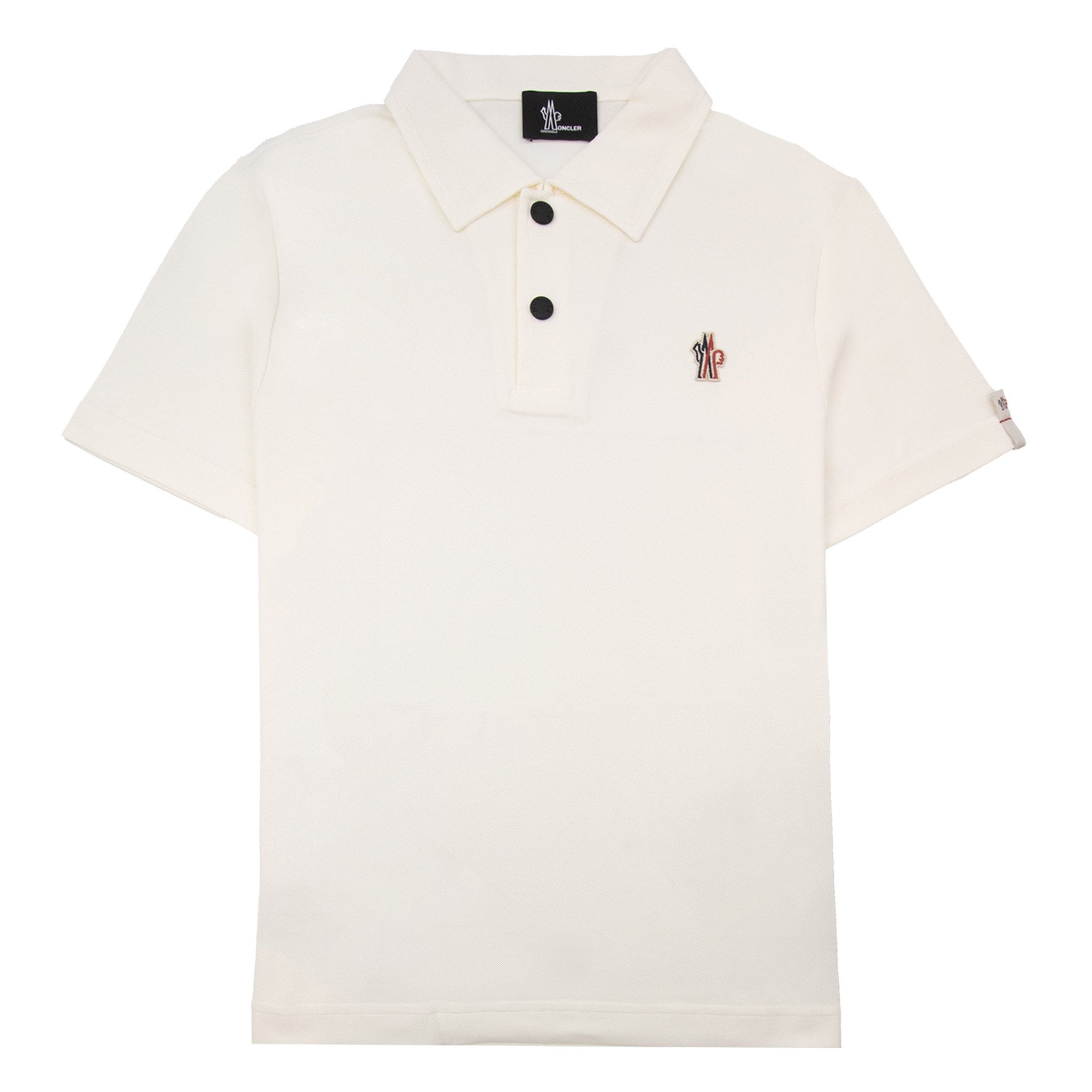 Moncler Grenoble Piquet Polo White 034