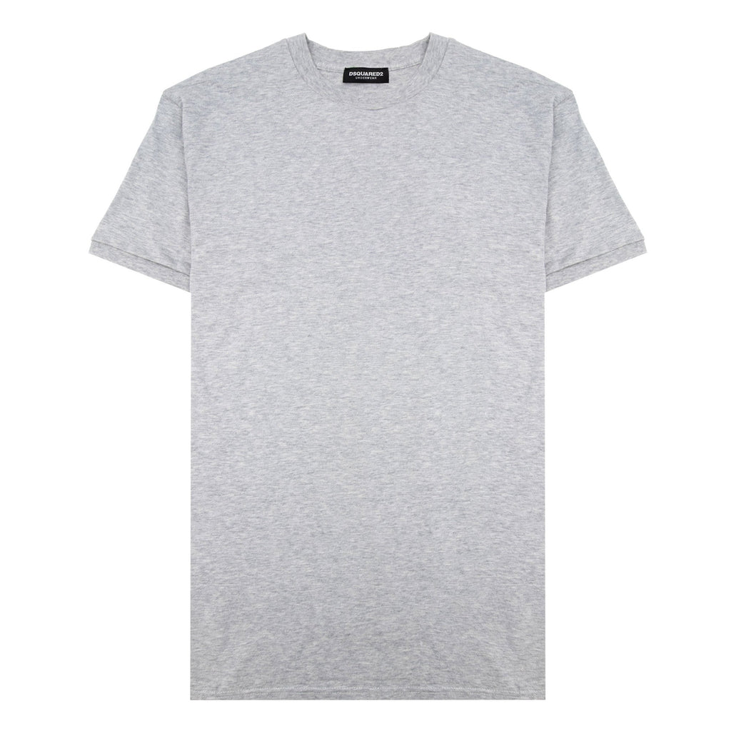 Dsquared2 Small Logo Plain T Shirt Grey