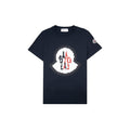 Moncler Junior Logo Motive T Shirt Navy 778