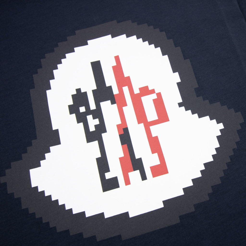 Moncler Junior Logo Motive T Shirt Navy 778