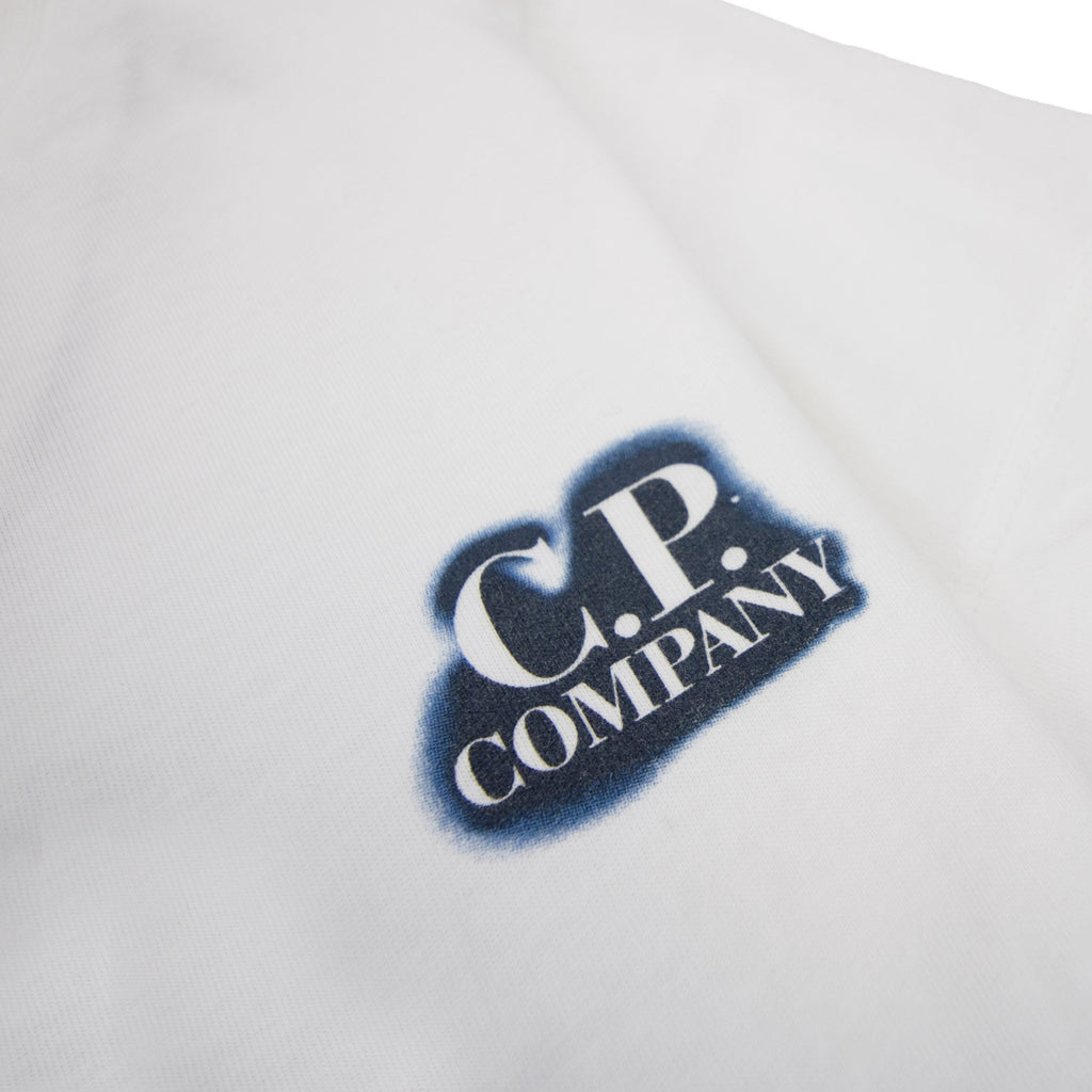Cp Company Undersixteen 30/1 Artisanal Prints T Shirt White 103