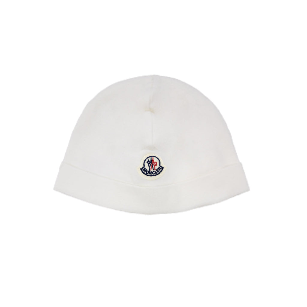 Moncler Junior Teddy Bear Logo Cotton Set White F02