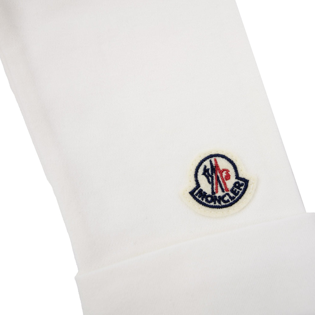 Moncler Junior Teddy Bear Logo Cotton Set White F02