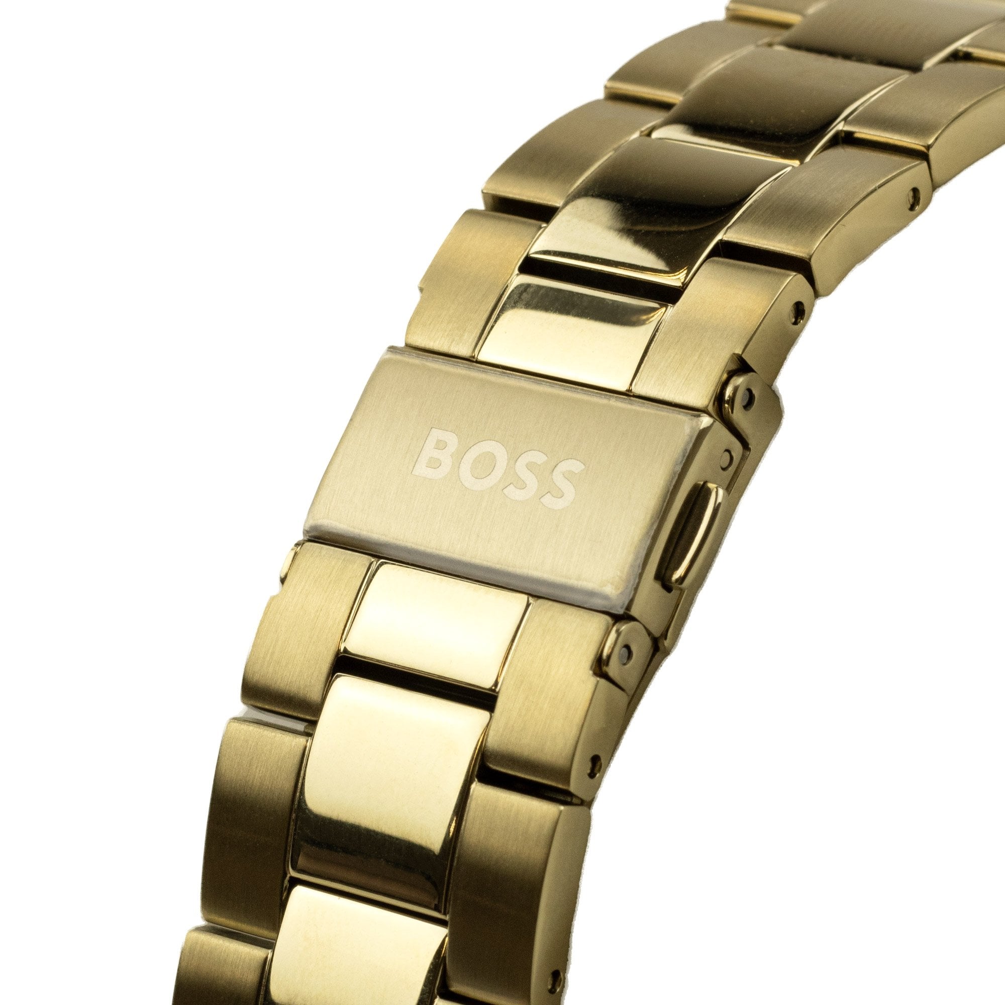 Hugo Boss Lux Troper Gold Tone Chronograph Watch Gold