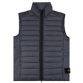 Stone Island G100007 Loom Woven Chambers Gilet Blue V0024