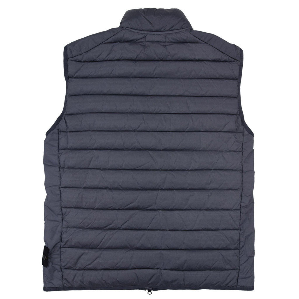 Stone Island G100007 Loom Woven Chambers Gilet Blue V0024