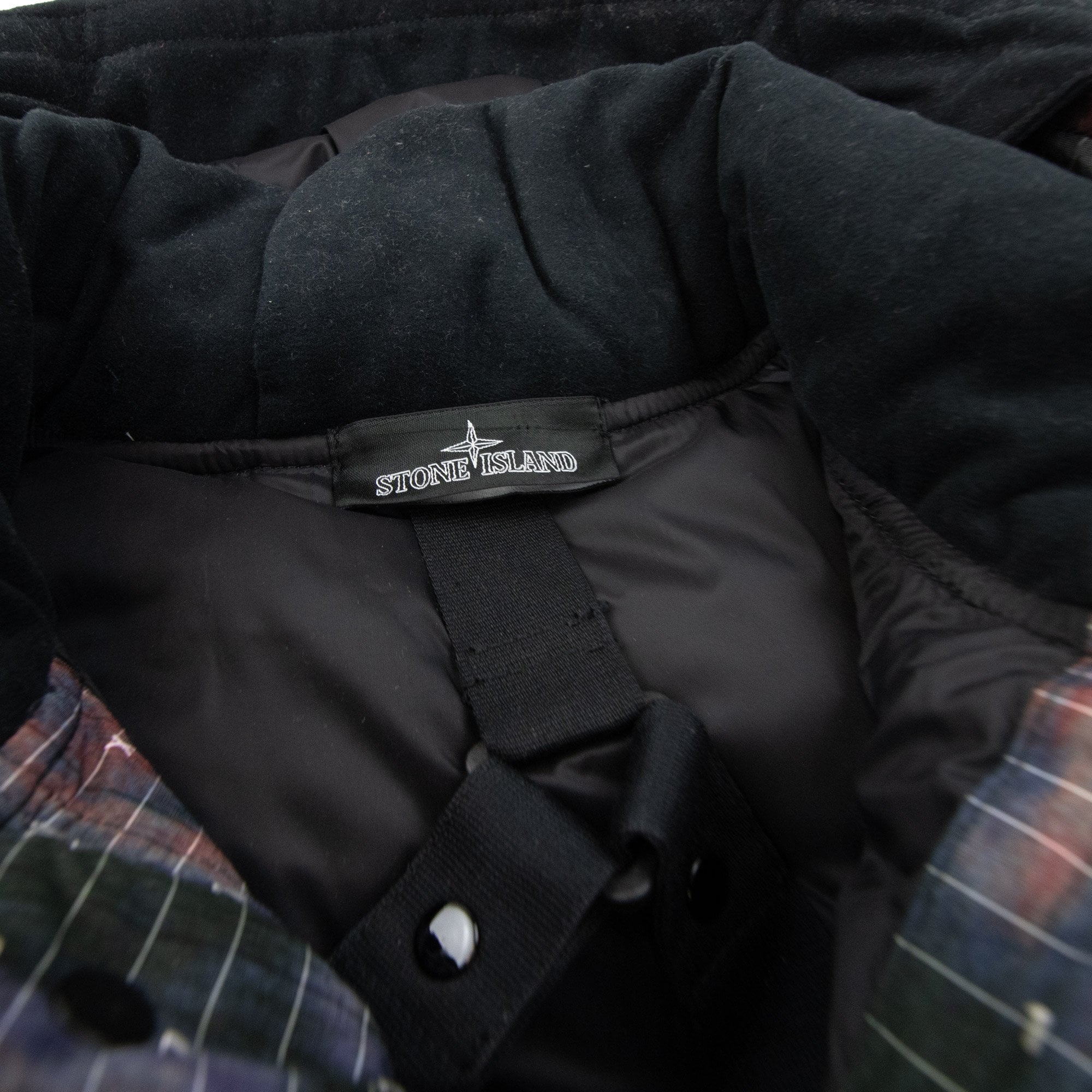 Stone Island Shadow Project 70612 Dpm Chine Woven Parka Black V0029