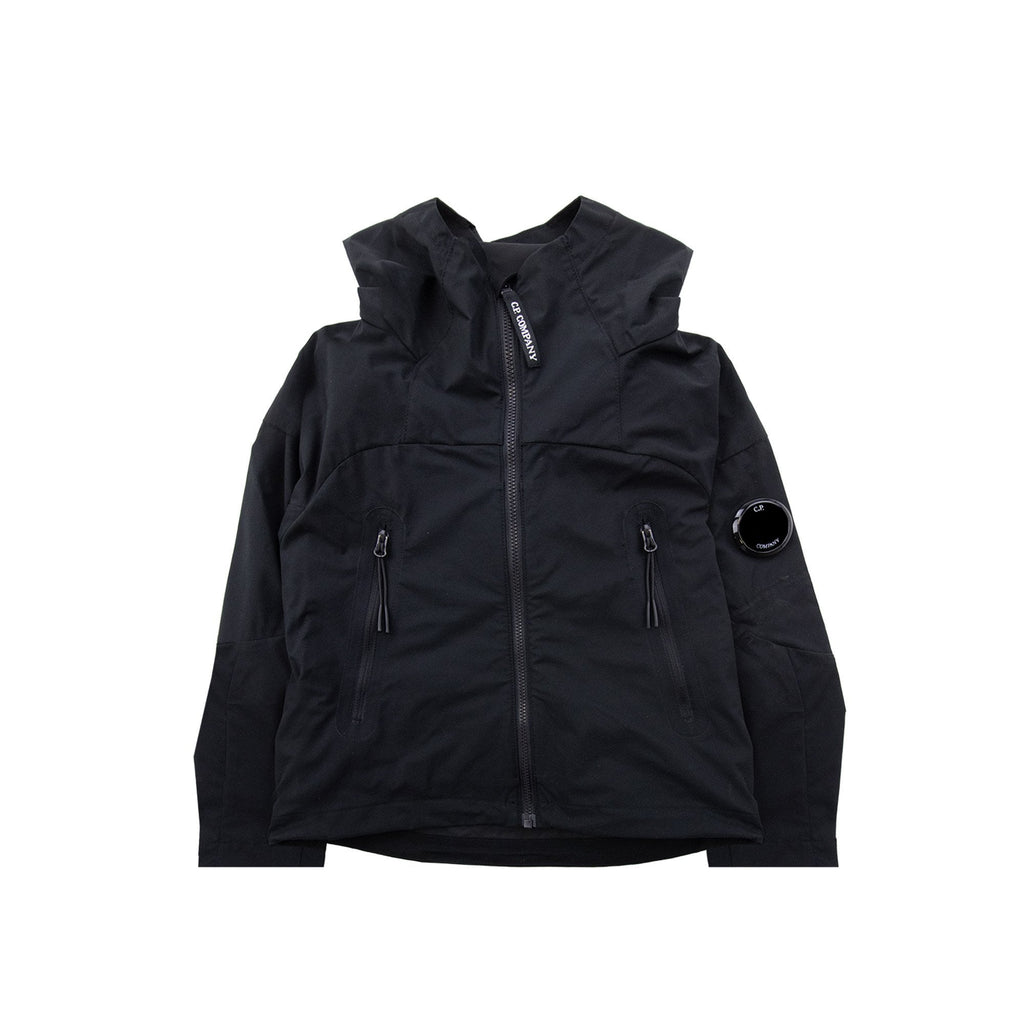 Cp Company Undersixteen U16 Pro Tek Hooded Jacket Black 999