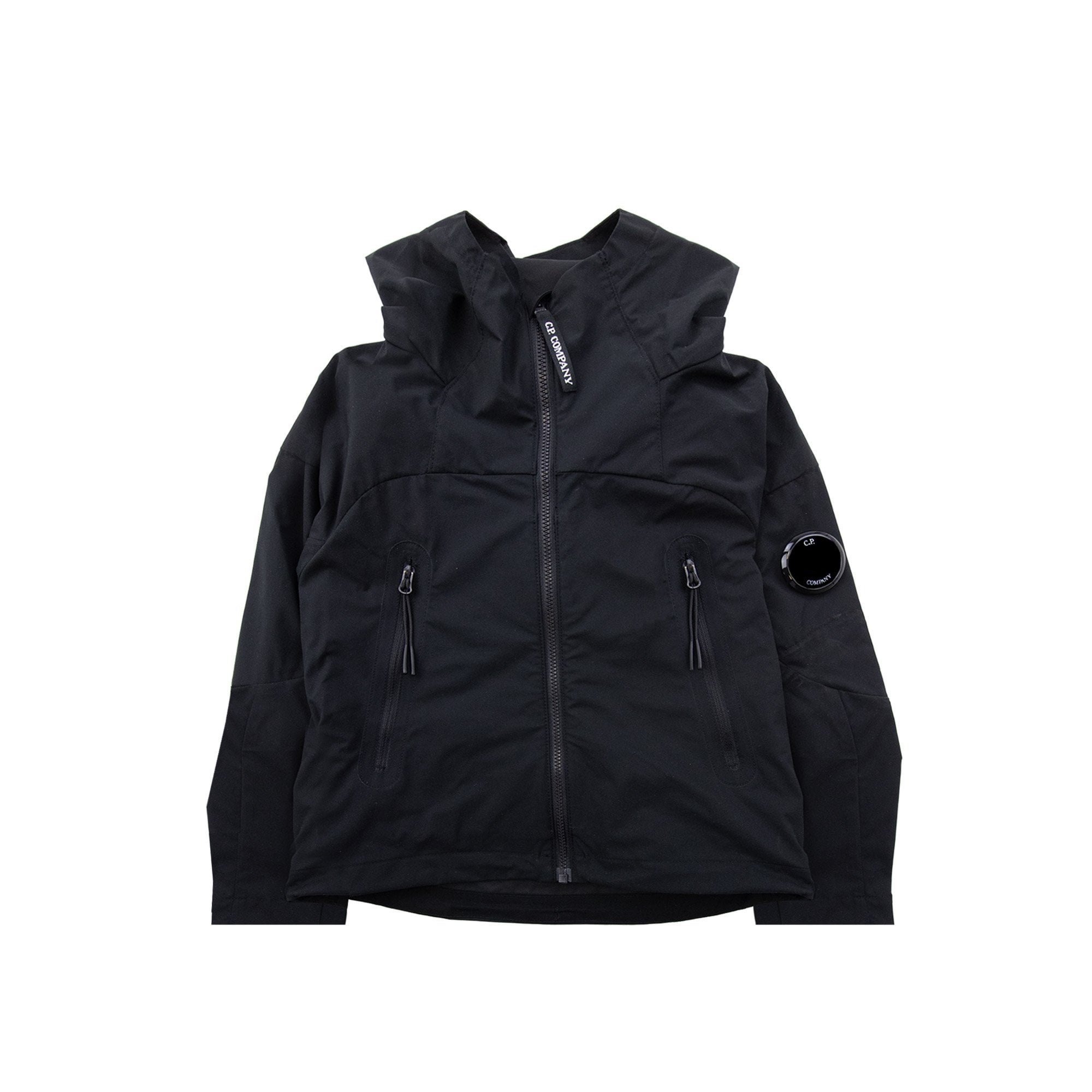 Cp Company Undersixteen U16 Pro Tek Hooded Jacket Black 999