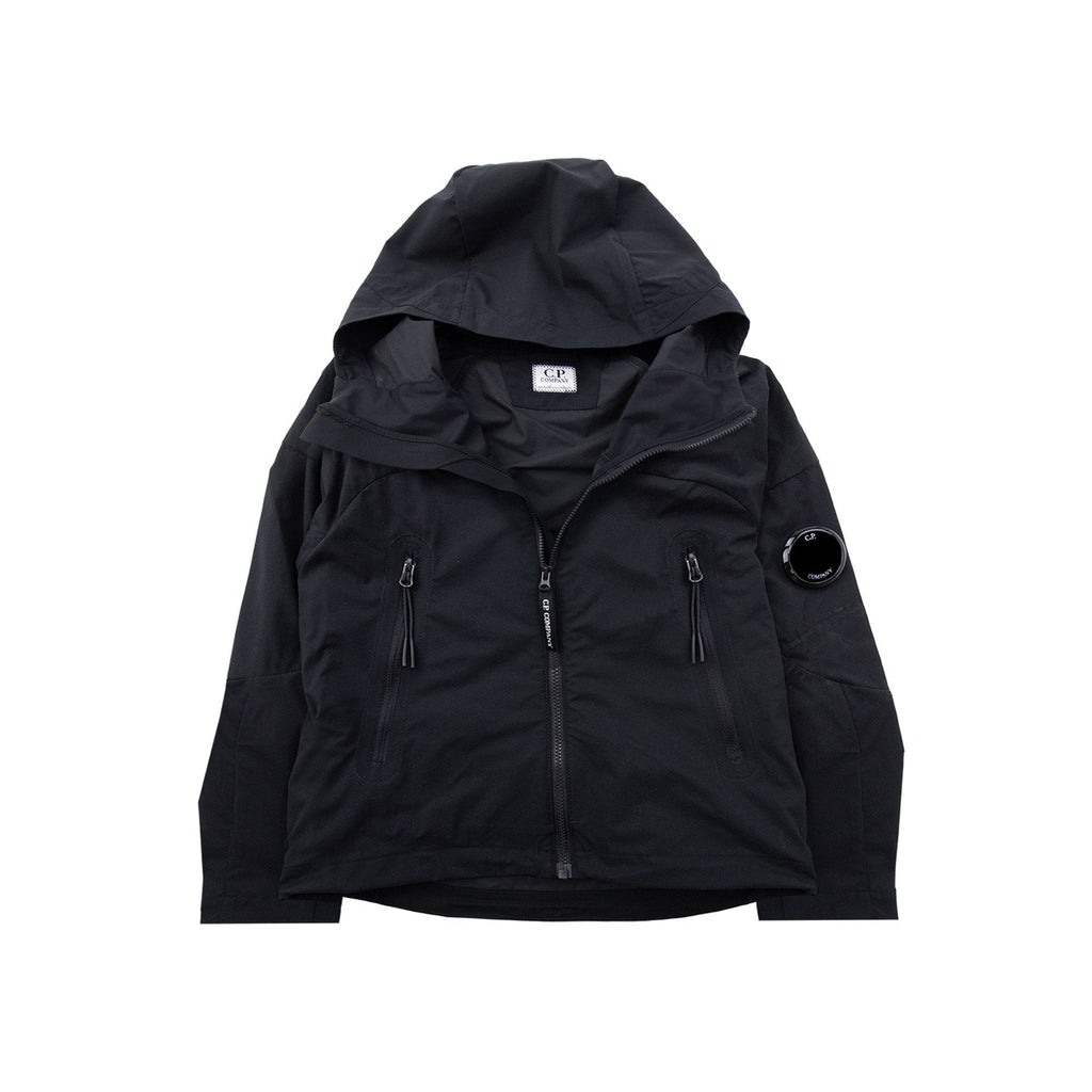 Cp Company Undersixteen U16 Pro Tek Hooded Jacket Black 999