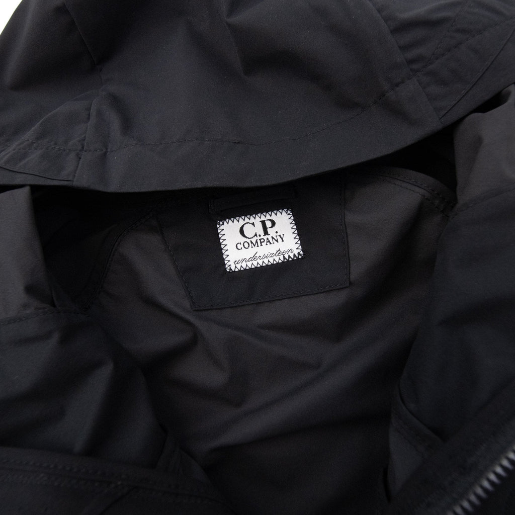 Cp Company Undersixteen U16 Pro Tek Hooded Jacket Black 999