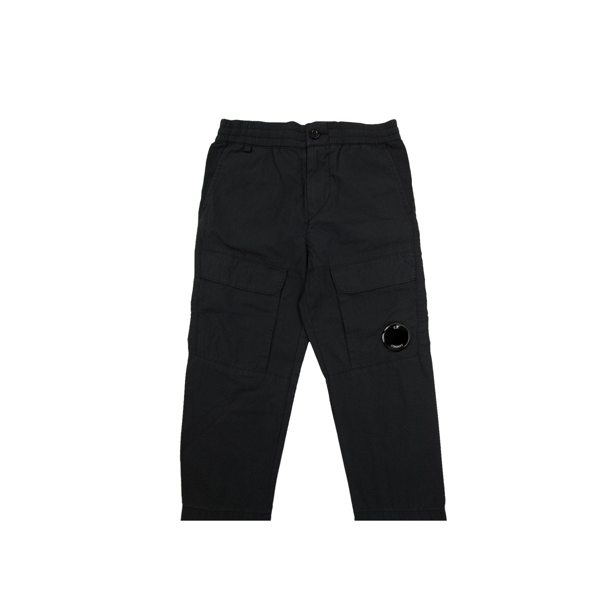 Cp Company Undersixteen U16 Cotton Cargo Pants Black 999