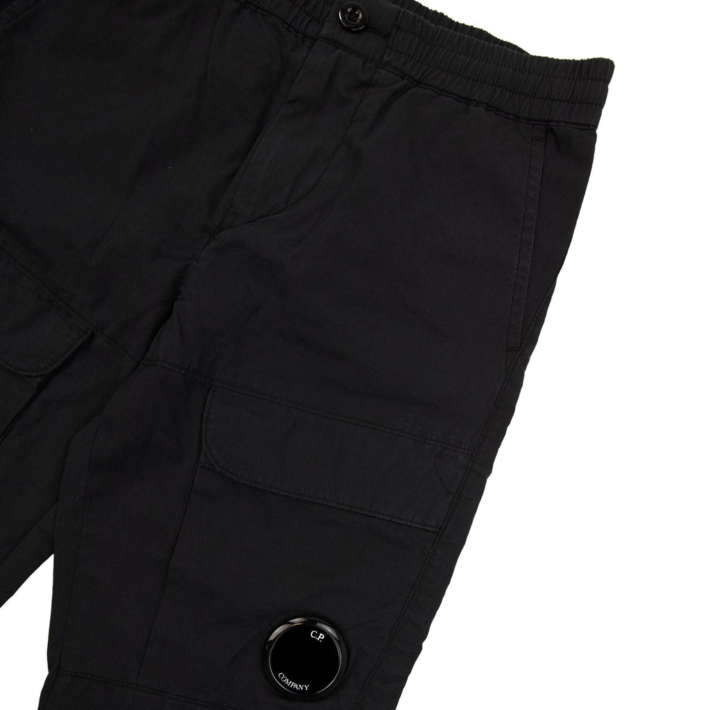 Cp Company Undersixteen U16 Cotton Cargo Pants Black 999