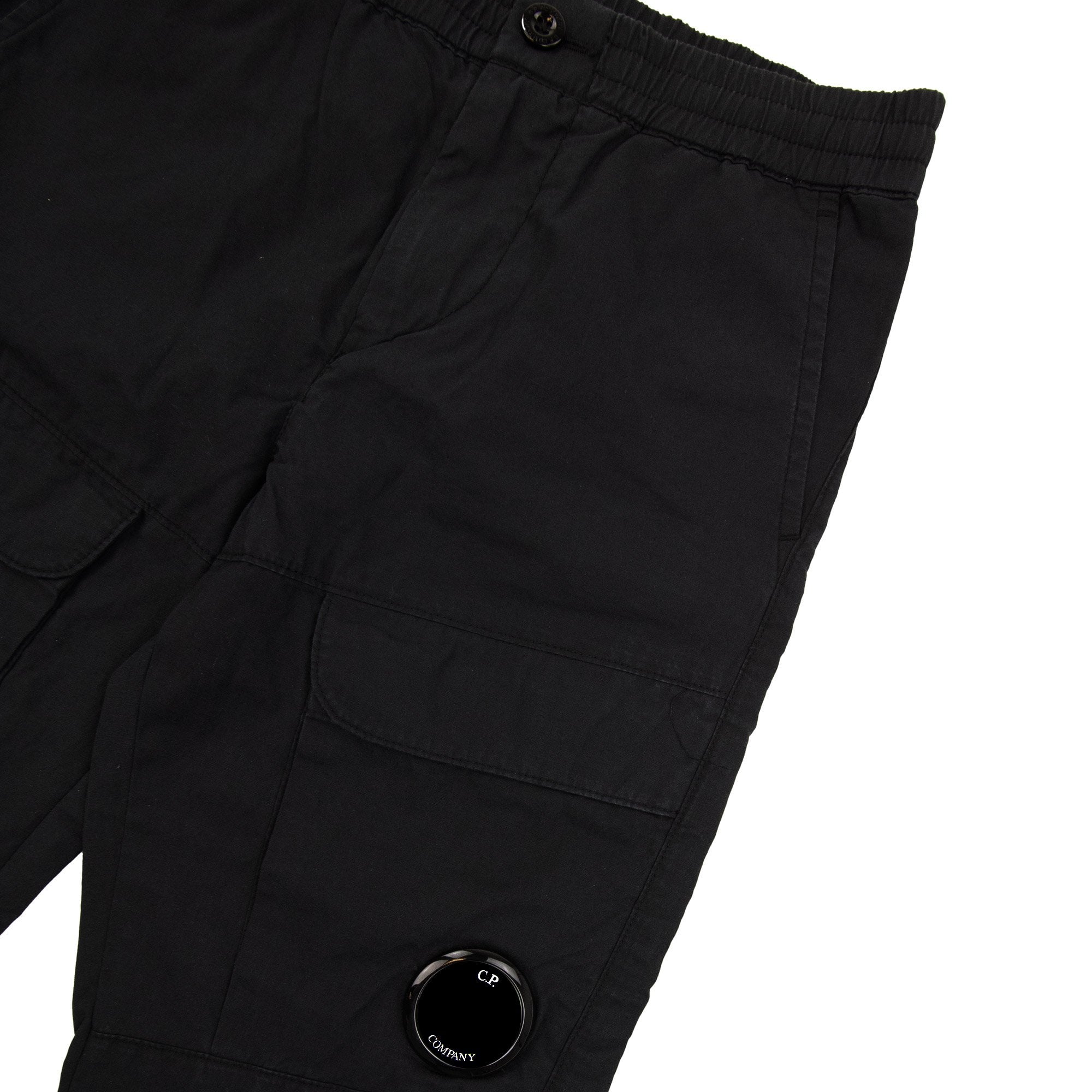 Cp Company Undersixteen U16 Cotton Cargo Pants Black 999
