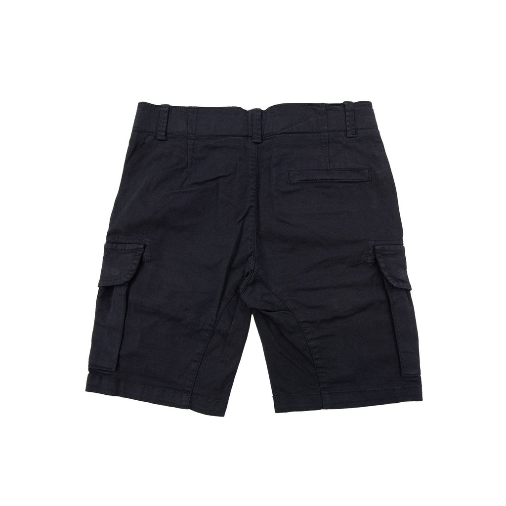 Cp Company Undersixteen U16 Stretch Satten Lens Cargo Shorts Black 999