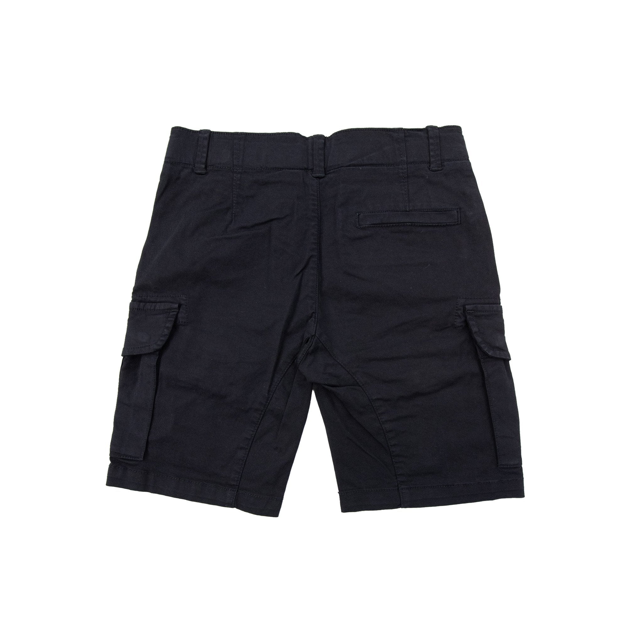 Cp Company Undersixteen U16 Stretch Satten Lens Cargo Shorts Black 999