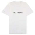 Givenchy Paris Reverse Slim Fit Logo T Shirt White