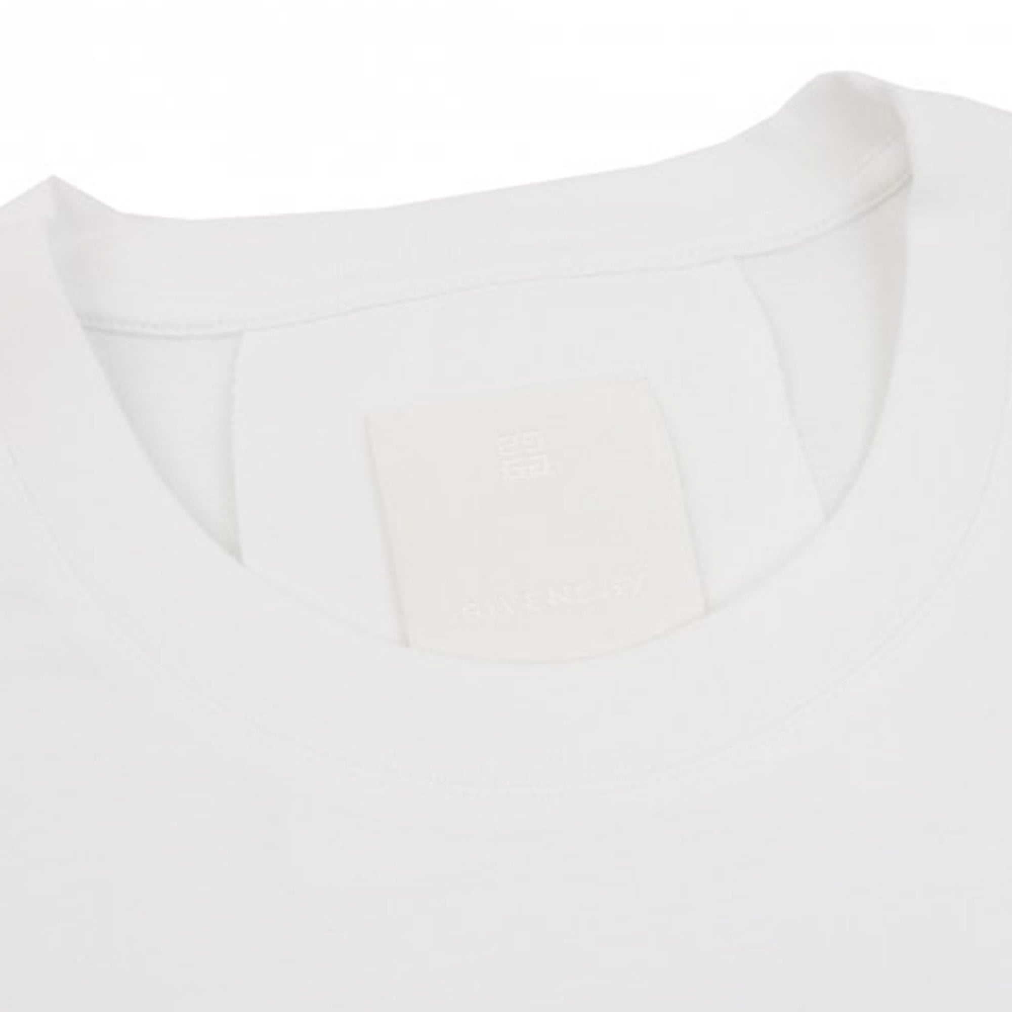 Givenchy Paris Reverse Slim Fit Logo T Shirt White