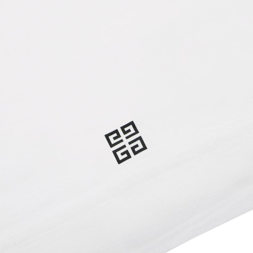 Givenchy Paris Reverse Slim Fit Logo T Shirt White