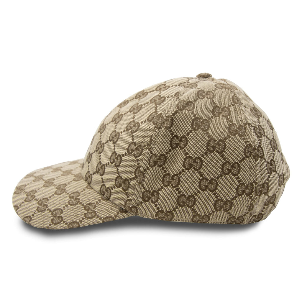 Gucci Gg Canvas Baseball Hat Beige