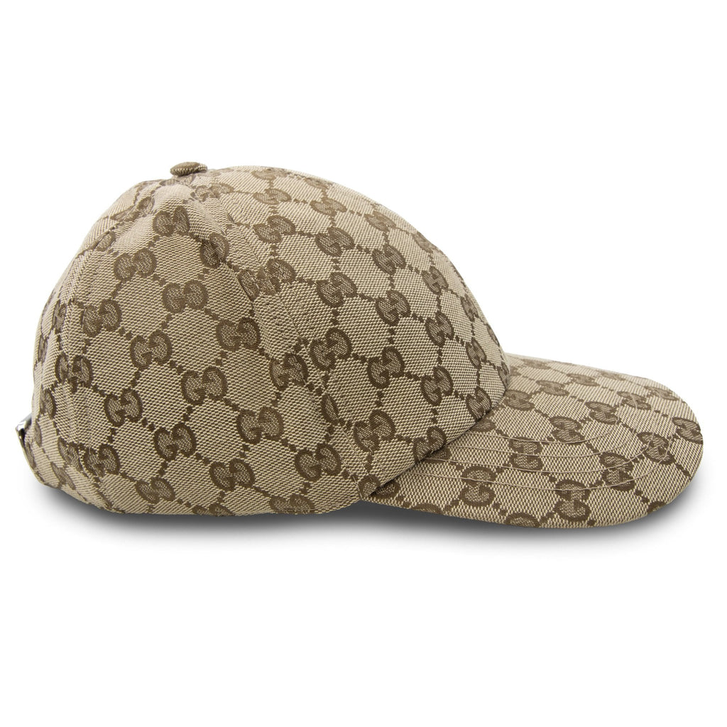 Gucci Gg Canvas Baseball Hat Beige