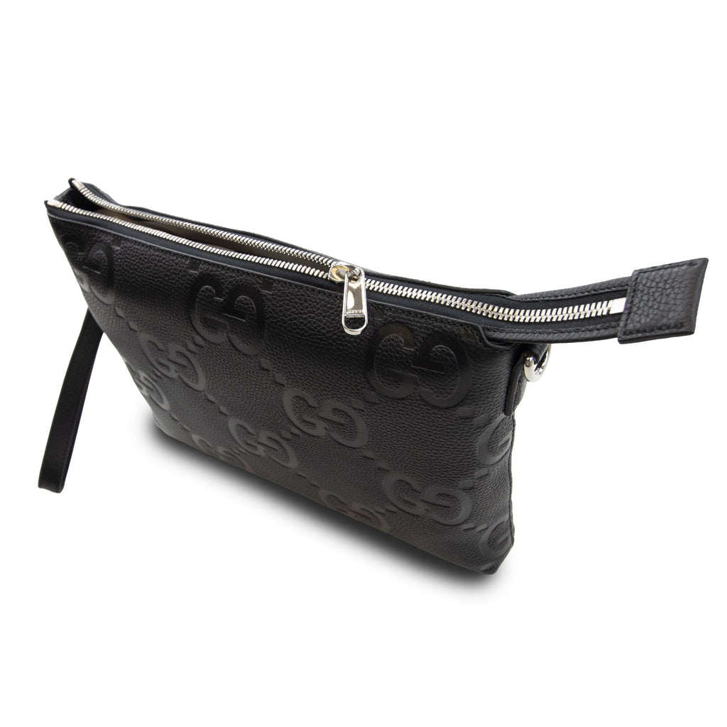 Gucci Gg Jumbo Medium Crossbody Bag Black