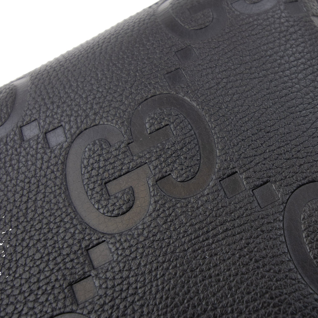 Gucci Gg Jumbo Medium Crossbody Bag Black