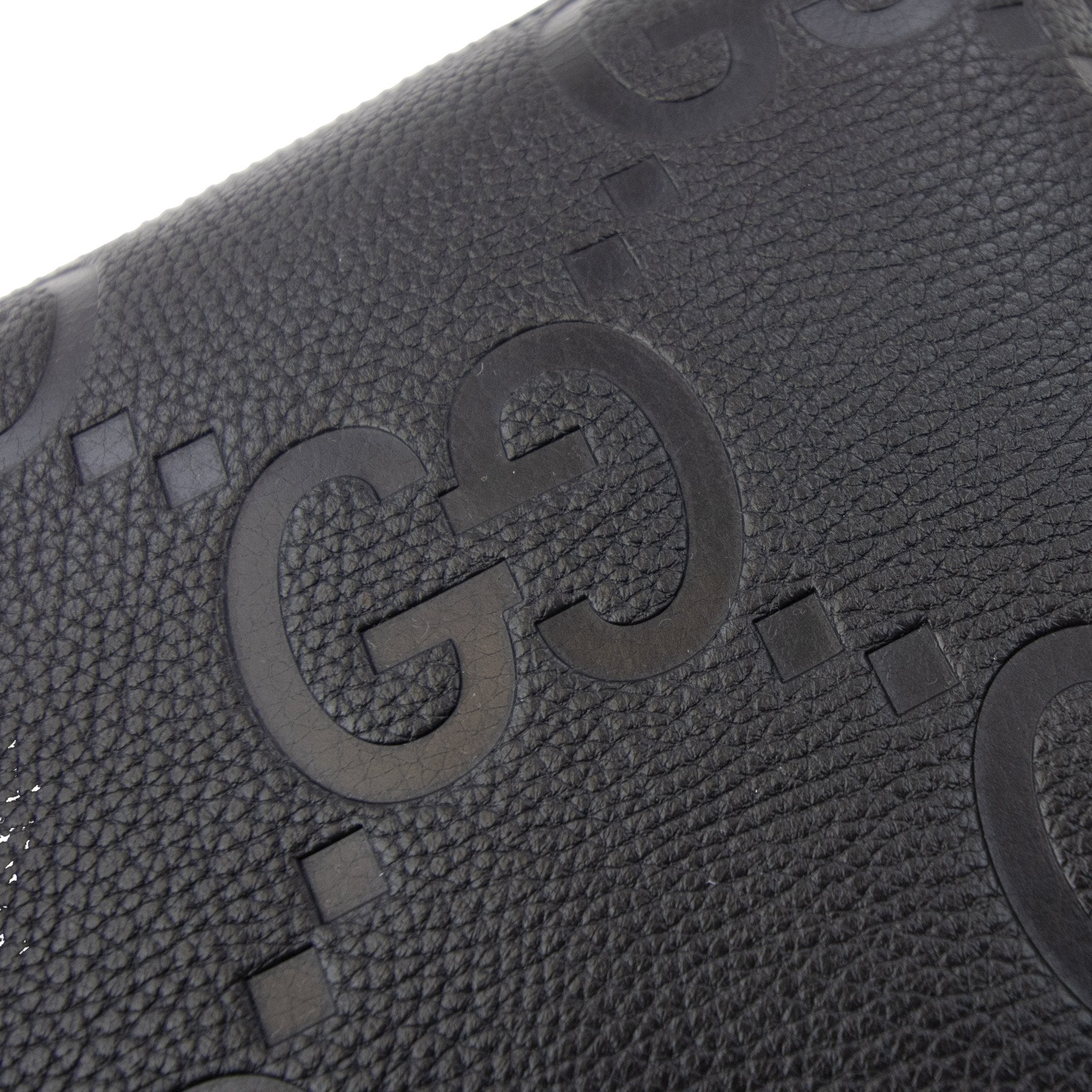 Gucci Gg Jumbo Medium Crossbody Bag Black