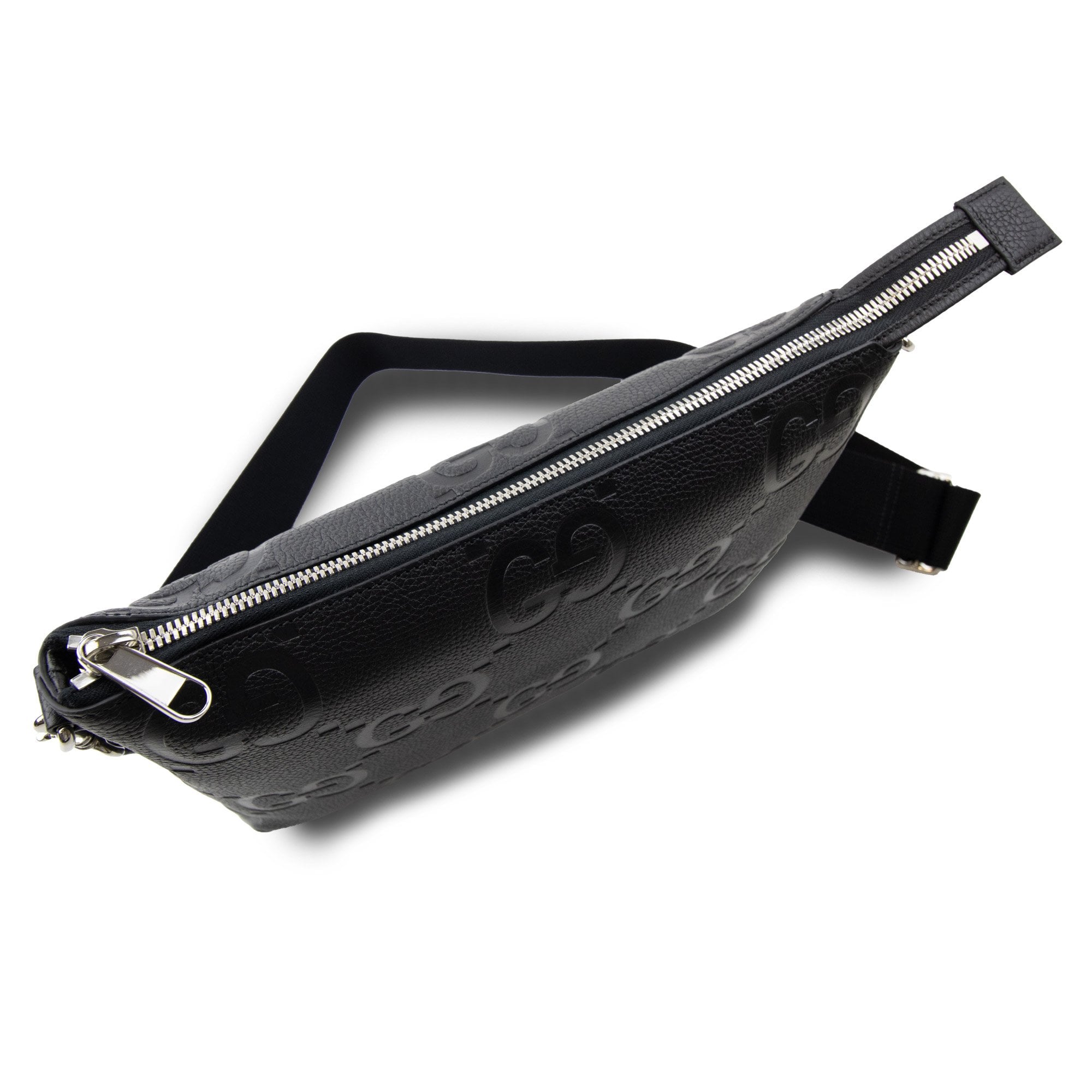 Gucci Gg Jumbo Medium Crossbody Bag Black