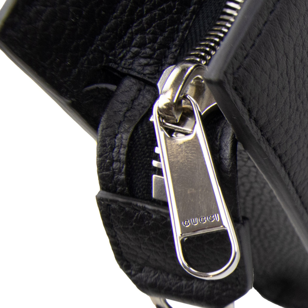 Gucci Mini Jumbo Leather Gg Bag Black