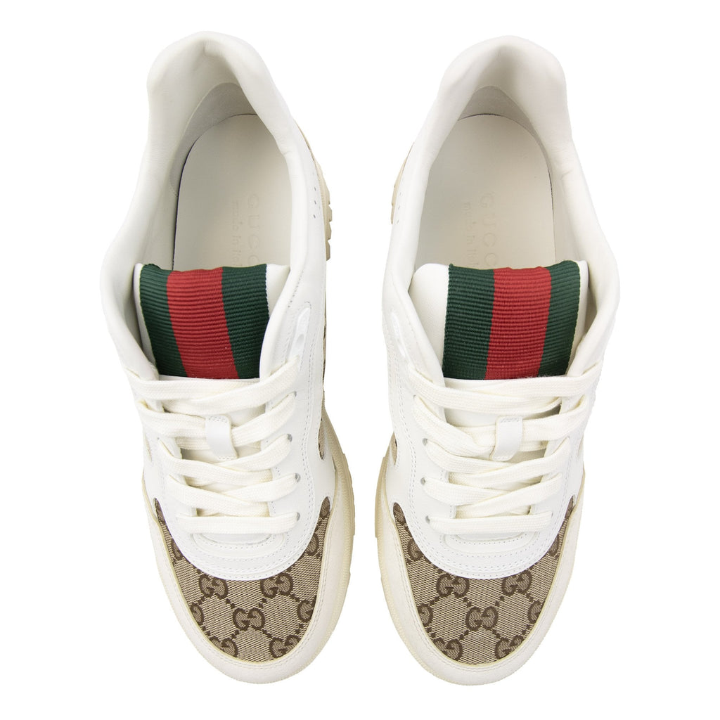Gucci Mens Gucci Re-web Trainer White/brown