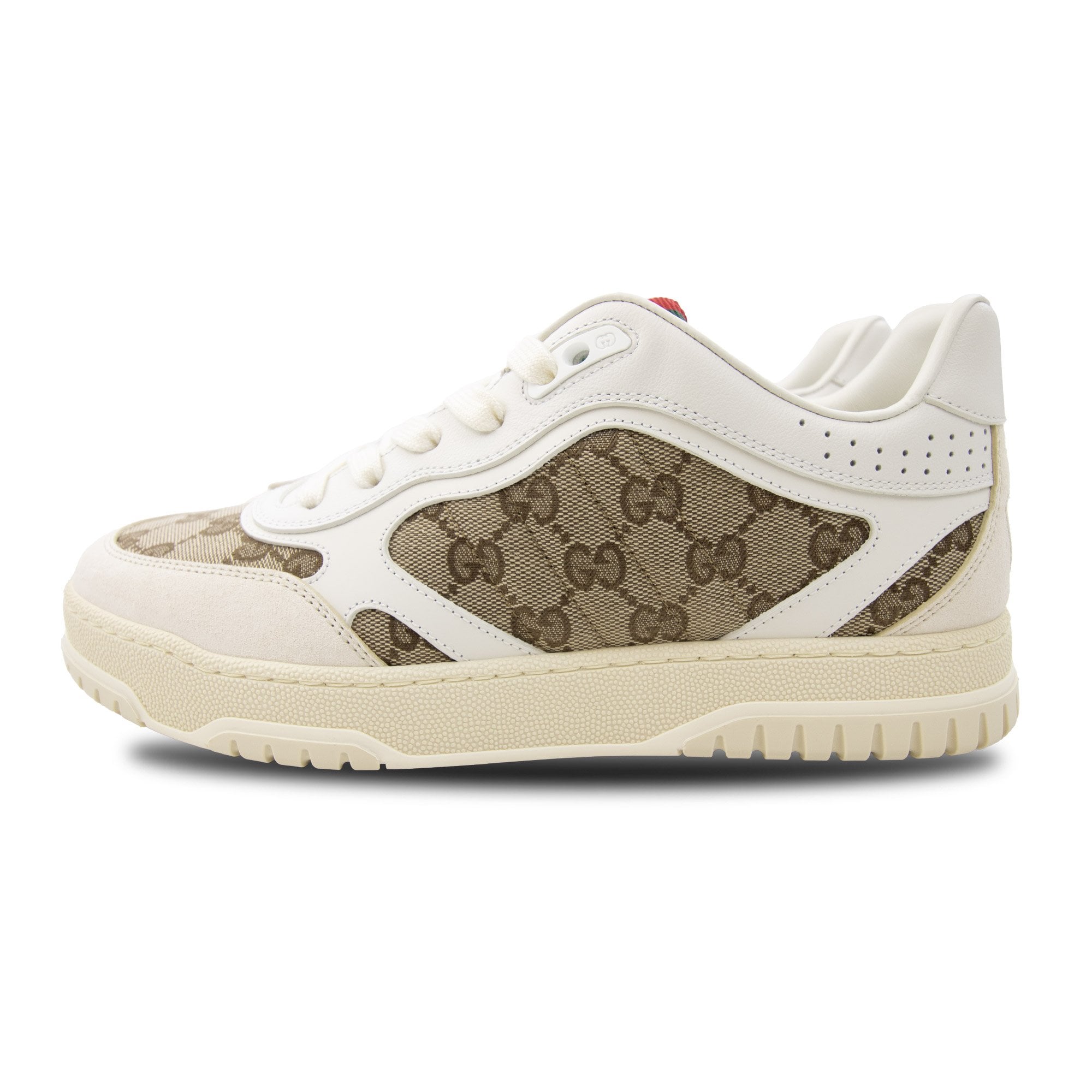 Gucci Mens Gucci Re-web Trainer White/brown