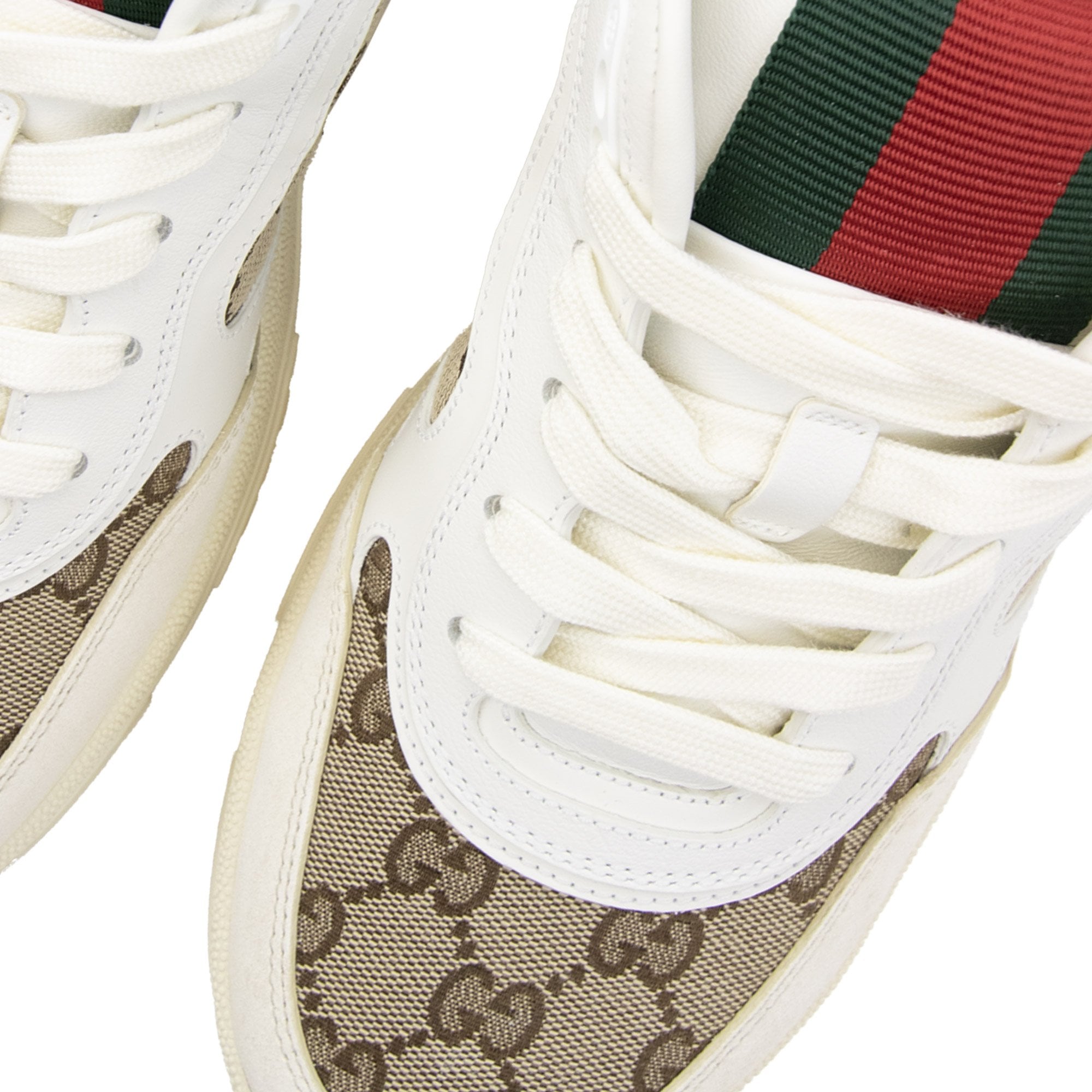 Gucci Mens Gucci Re-web Trainer White/brown