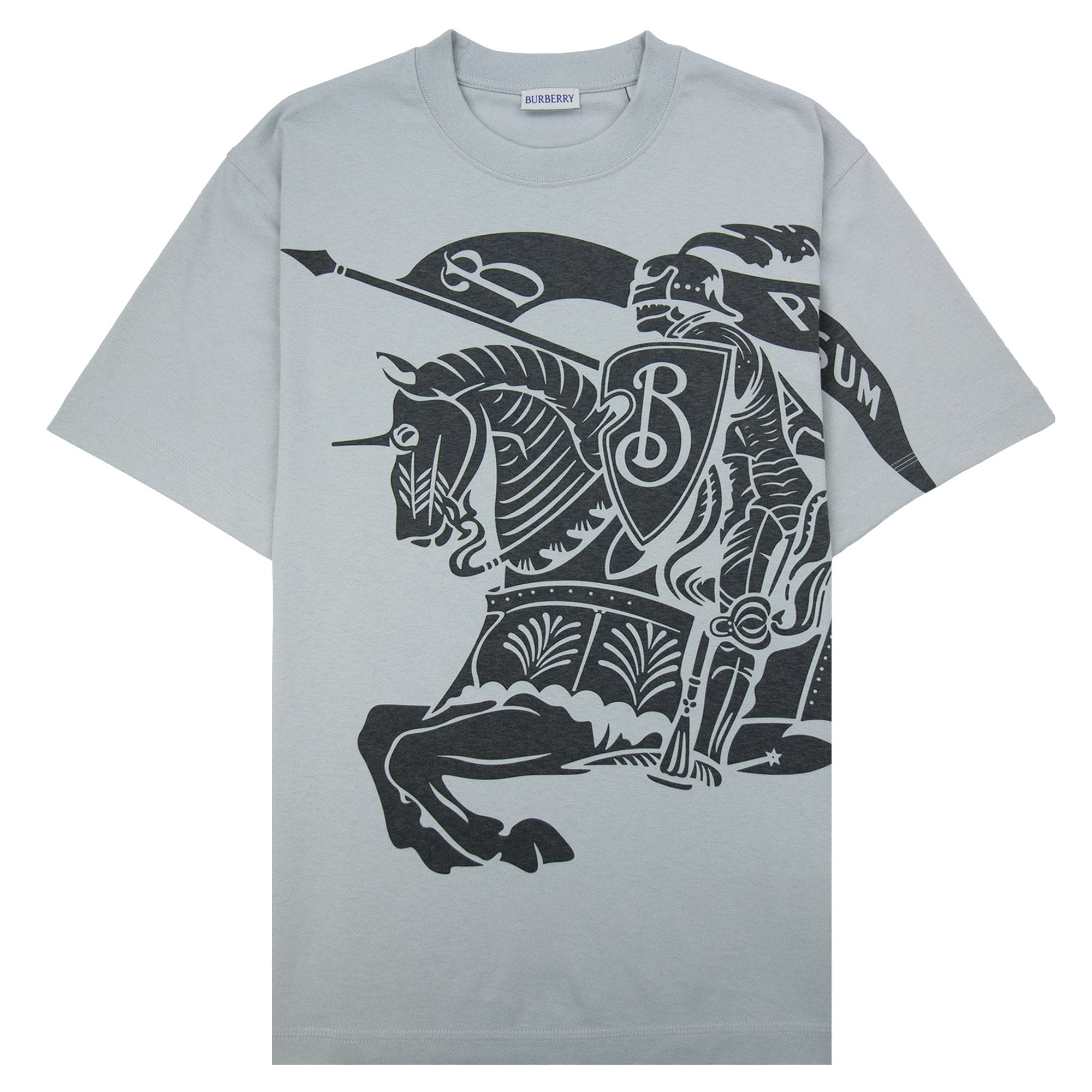 Burberry Ekd Cotton T-shirt Winter Blue