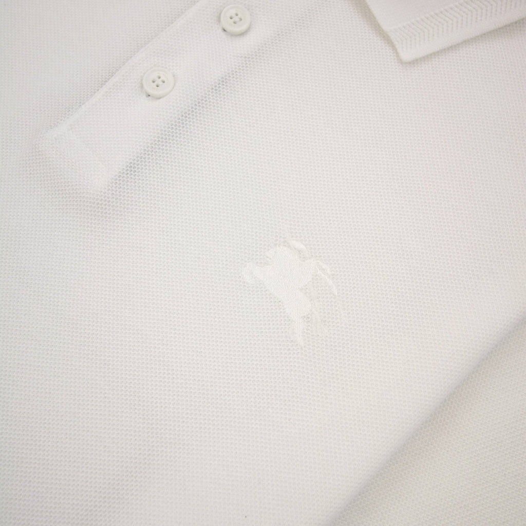 Burberry EKD Cotton Polo Shirt White