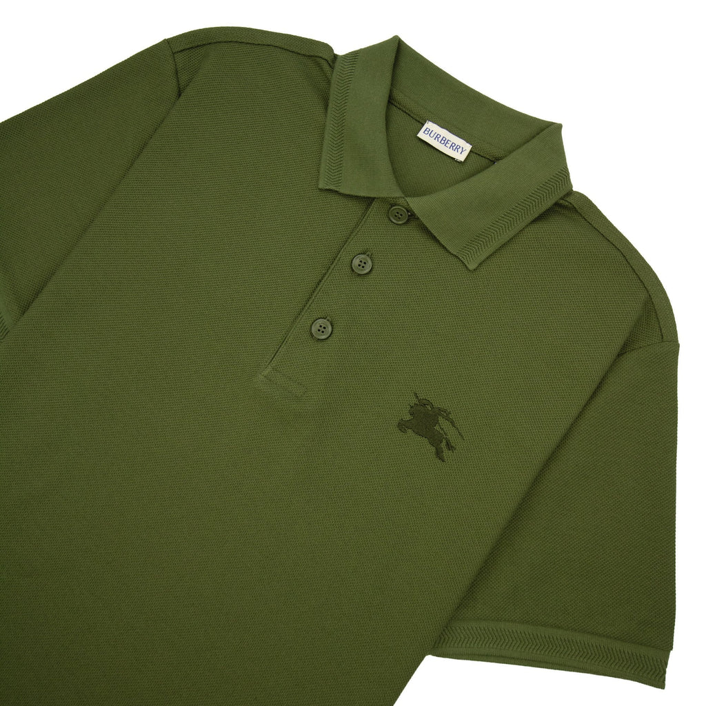Burberry EKD Cotton Polo Shirt Olive
