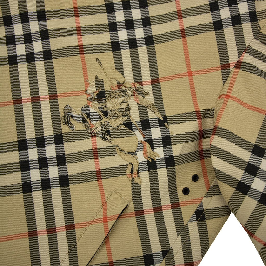 Burberry Reversible Check Twill Jacket Sand Ip Check