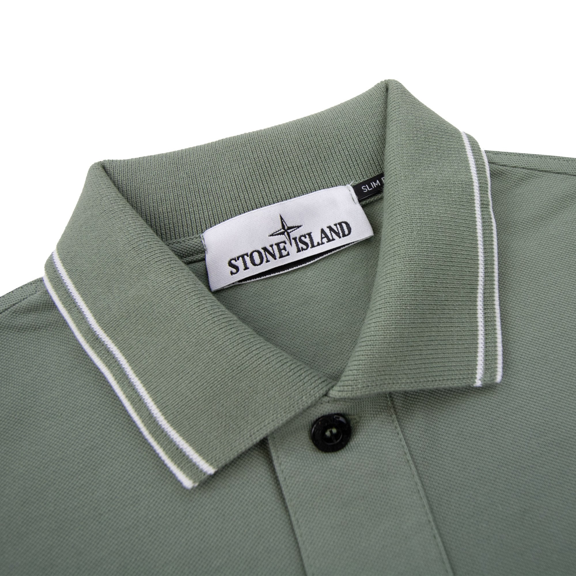 Stone Island 22s18 Slim Fit Polo Shirt Khaki V0055