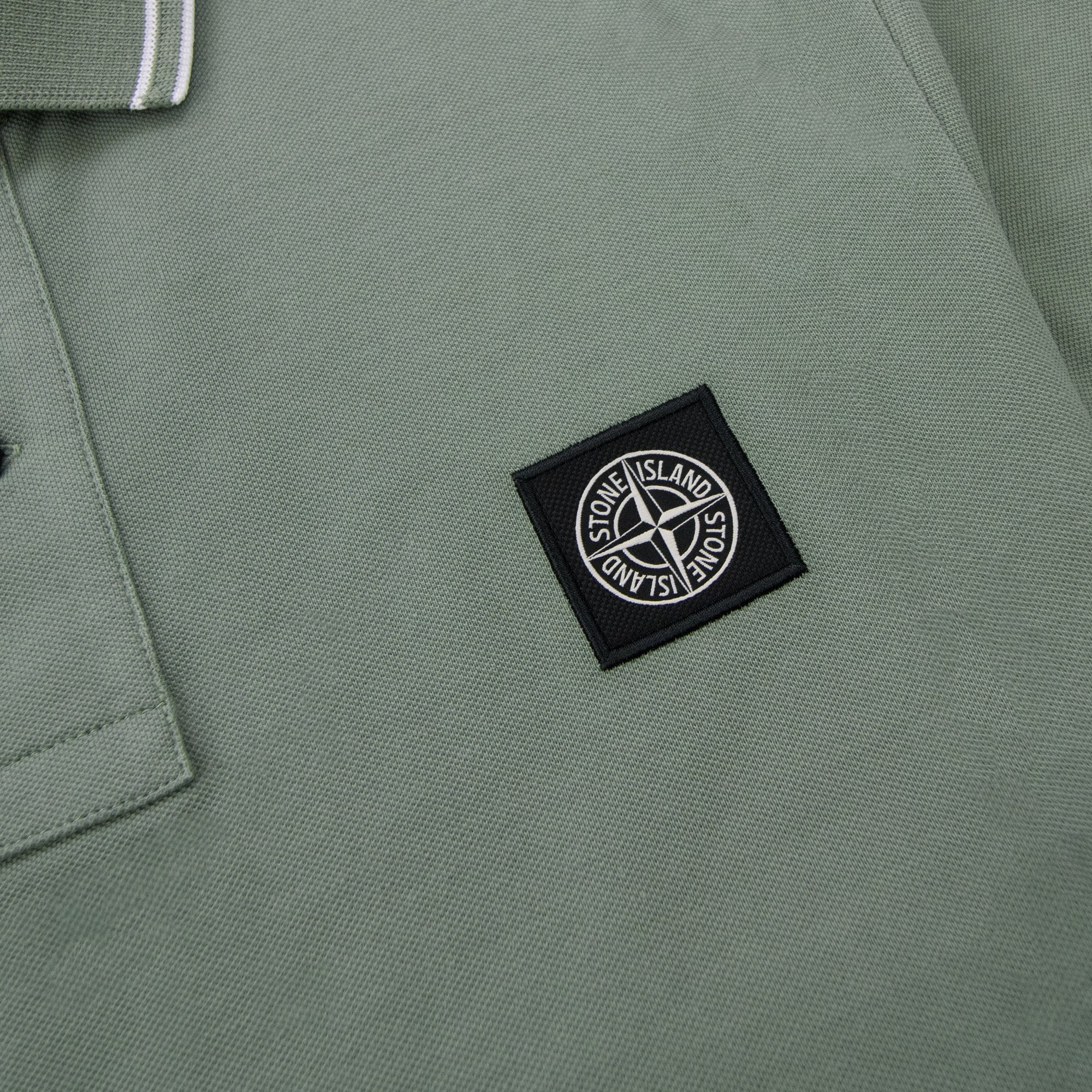 Stone Island 22s18 Slim Fit Polo Shirt Khaki V0055