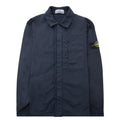 Stone Island 1200033 Supima Cotton Twill Stretch Tc Overshirt Navy V0020