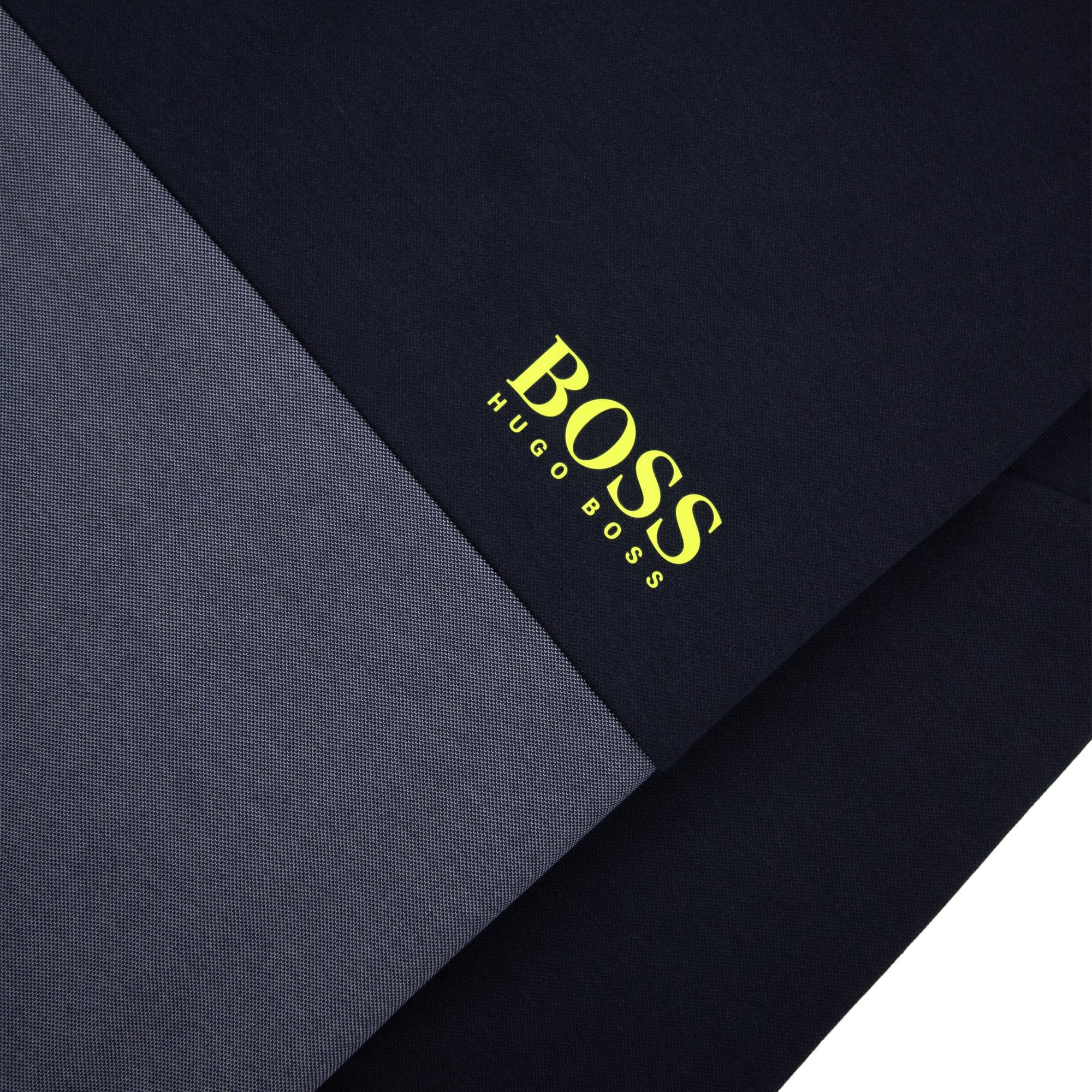 Hugo Boss Logo Print Tracksuit Sweatshirt Navy 400 DS3