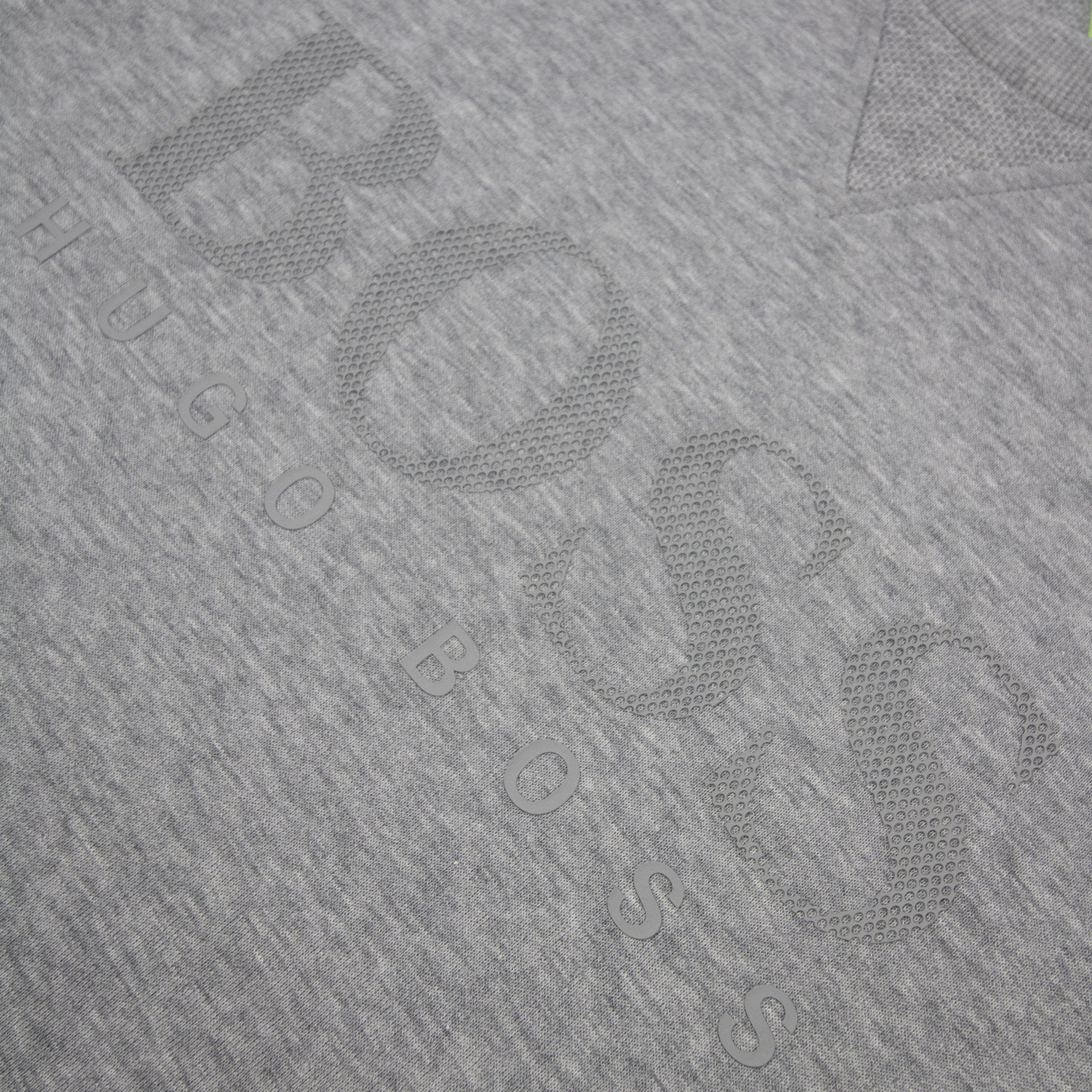 Hugo Boss Salbo Mesh Logo Crewneck Sweatshirt Grey 059