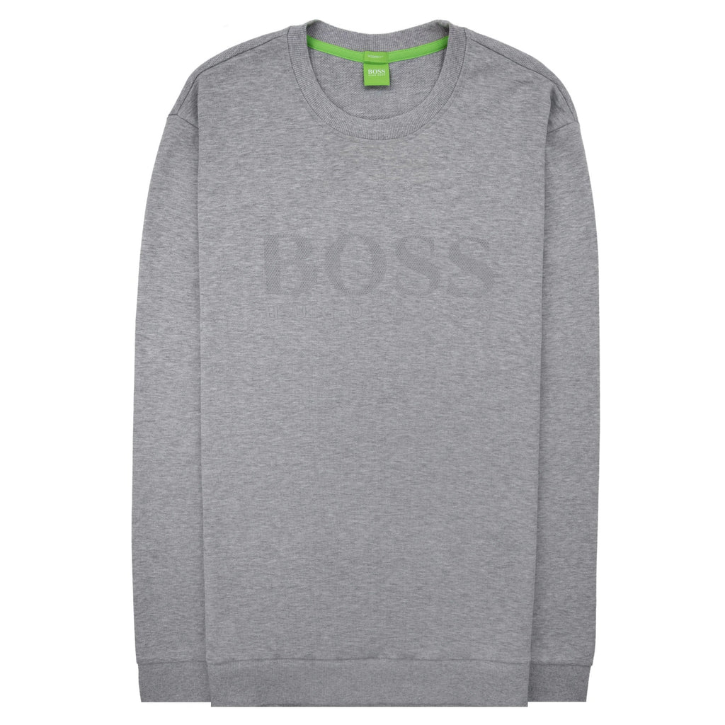 Hugo Boss Salbo Crew Neck Sweatshirt Grey 059