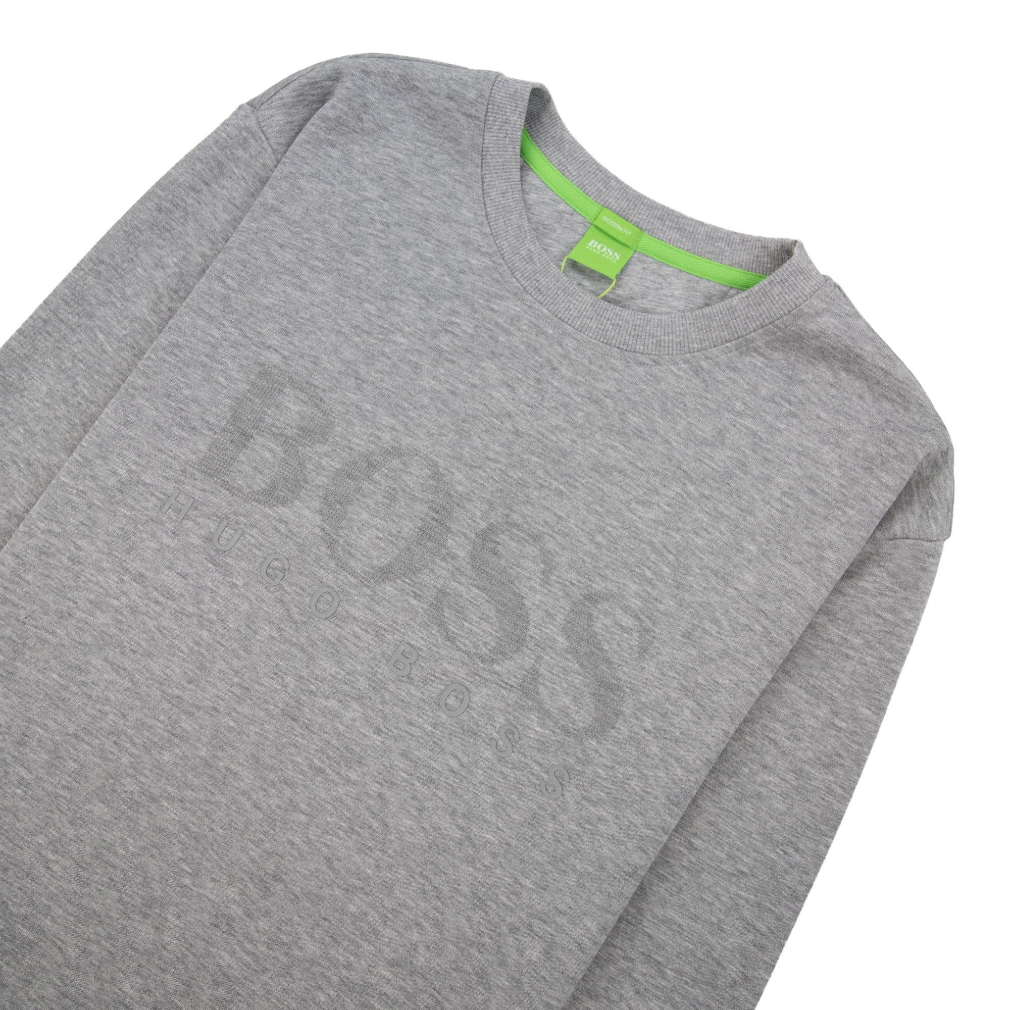 Hugo Boss Salbo Crew Neck Sweatshirt Grey 059