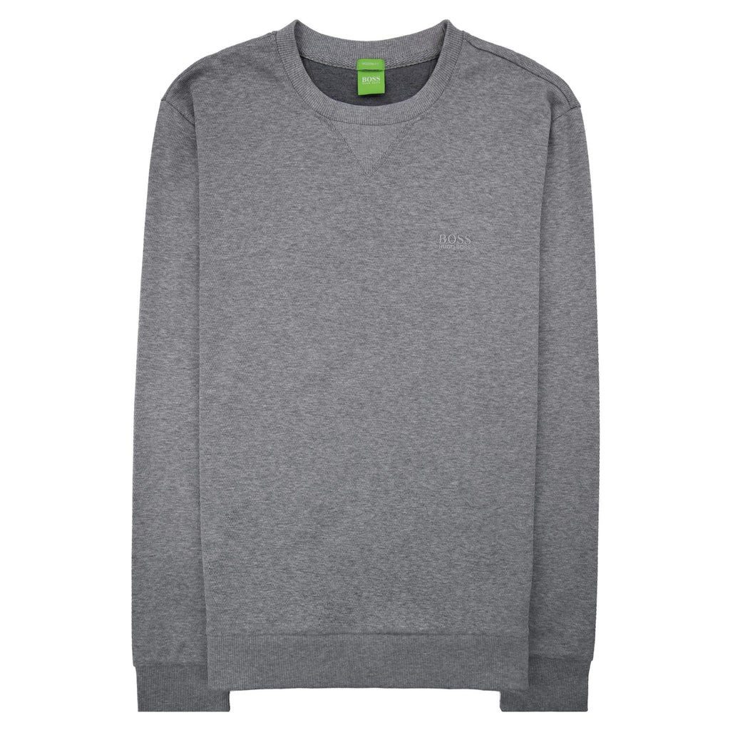 Hugo Boss C Salbo Logo Crewneck Sweatshirt Grey 059